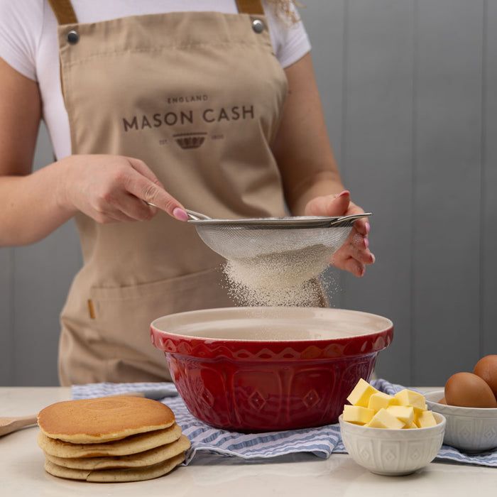 Kilner Mason Cash Color Mix Red Size 24 Mixing Bowl
