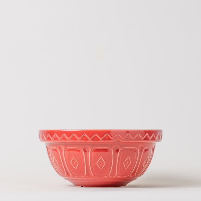 kilner Mason Cash Color Mix Red Size 24 Mixing Bowl