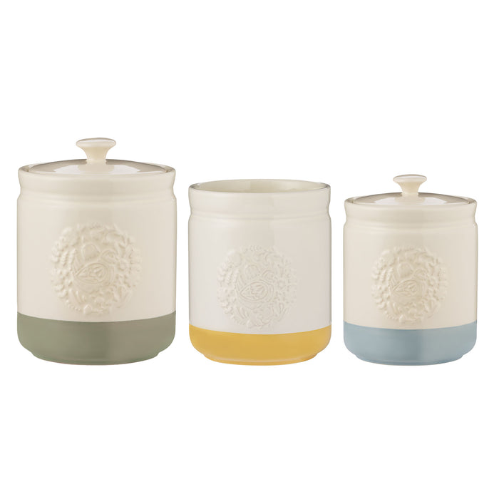 Kilner Mason Cash Home To Roost Set Of 3 Kitchen Storage (Large Small Utensil)