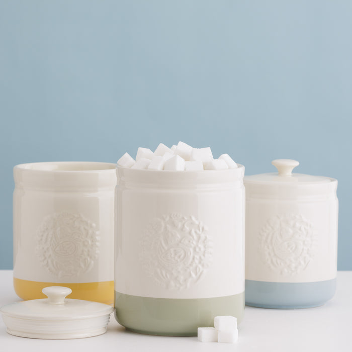 Kilner Mason Cash Home To Roost Set Of 3 Kitchen Storage (Large Small Utensil)