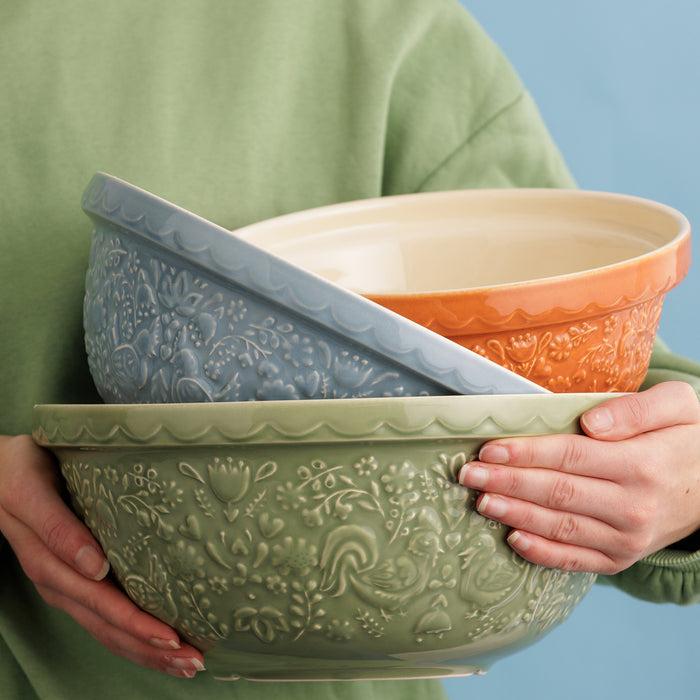Kilner Mason Cash Home To Roost Set Of 3 Mixing Bowls