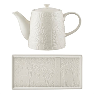 kilner Mason Cash In the Forest Cream 2 Piece Serving Set