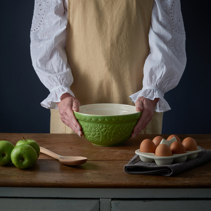 Kilner Mason Cash In The Forest Set Of 2 Hedgehog Green S30 Mixing Bowls