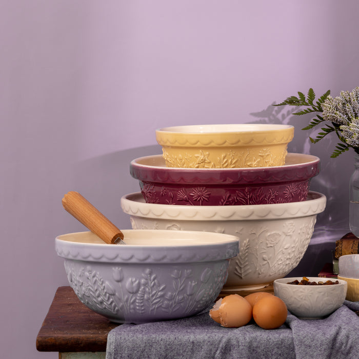 Kilner Mason Cash In The Meadow Set Of 4 Mixing Bowls