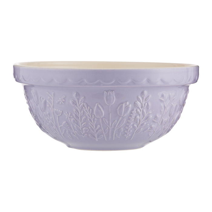 Kilner Mason Cash In The Meadow Tulip Lilac Size 24 Mixing Bowl