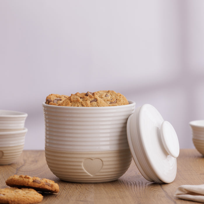 Kilner Mason Cash Rustic Charm Set Of 2 Storage Jar And Utensil Holder