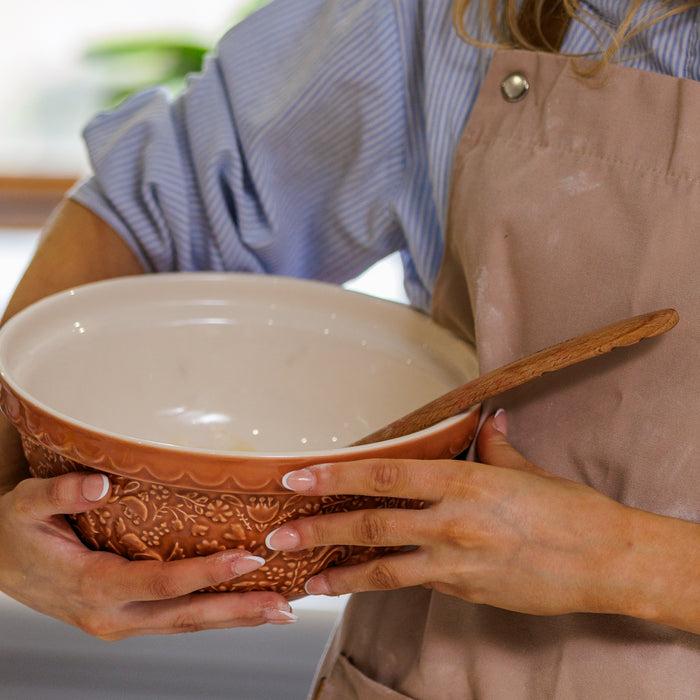 Kilner Mason Cash S24 Home To Roost Orange Mixing Bowl