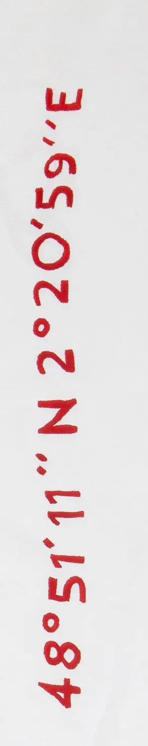 Kilometre Paris Balanguera Baleares Spain - Tablecloth