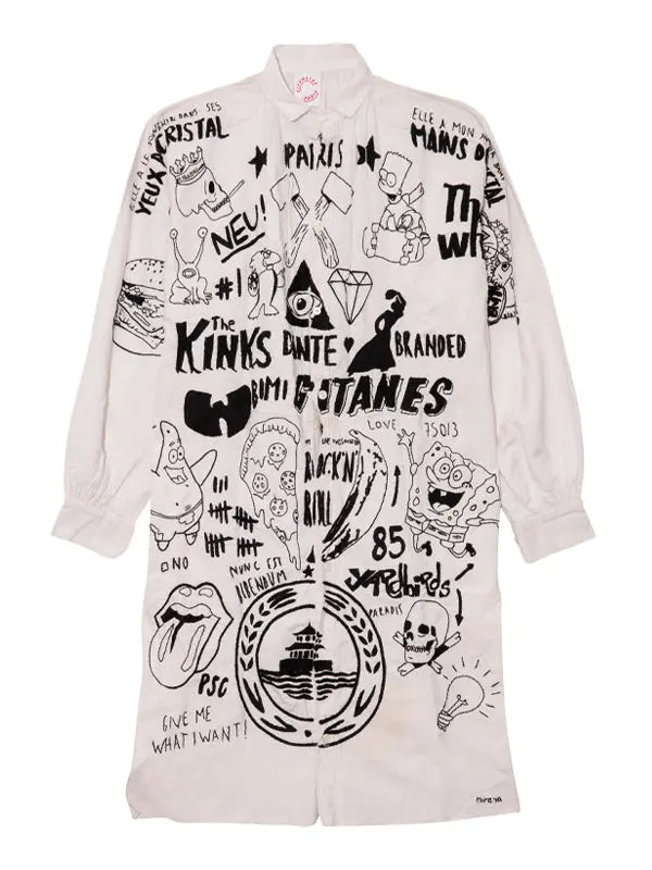 kilometre paris Coat 13 eme Paris by Leo Dorfner - Piece unique