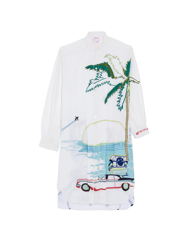 kilometre paris Collins Avenue Miami Florida - K-shirt button down
