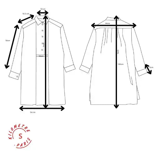 Kilometre Paris Eggli Gstaad Switzerland - K-shirt Button Down