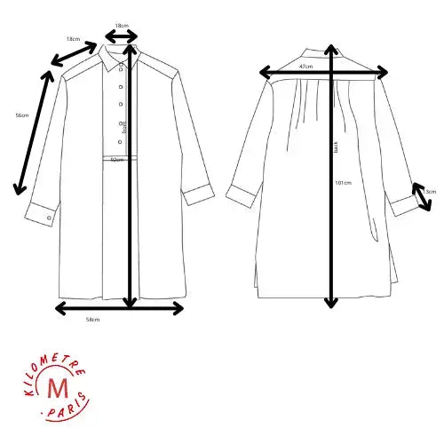 Kilometre Paris Eggli Gstaad Switzerland - K-shirt Button Down