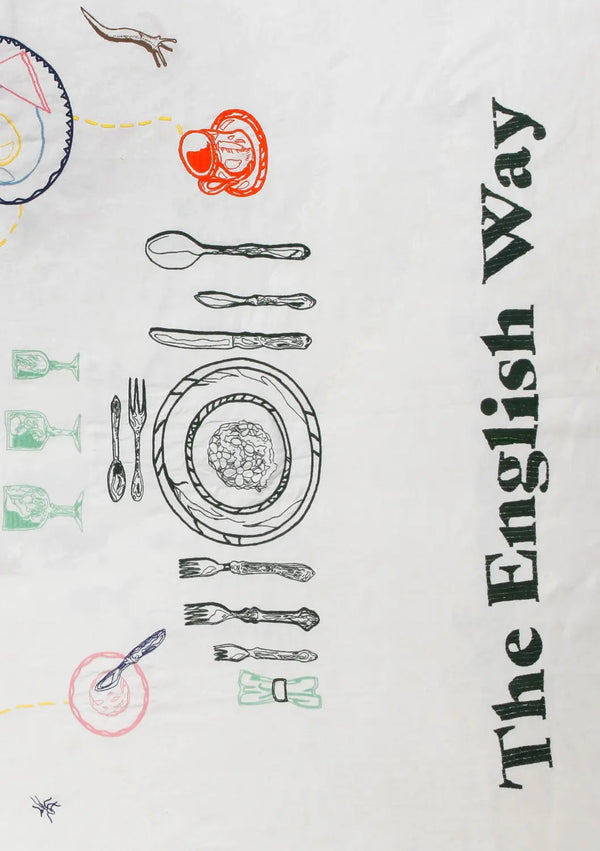 Kilometre Paris Etiquette à La Française The English Way - Tablecloth