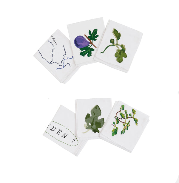 kilometre paris Garden of Eden forbidden fruit - Napkins