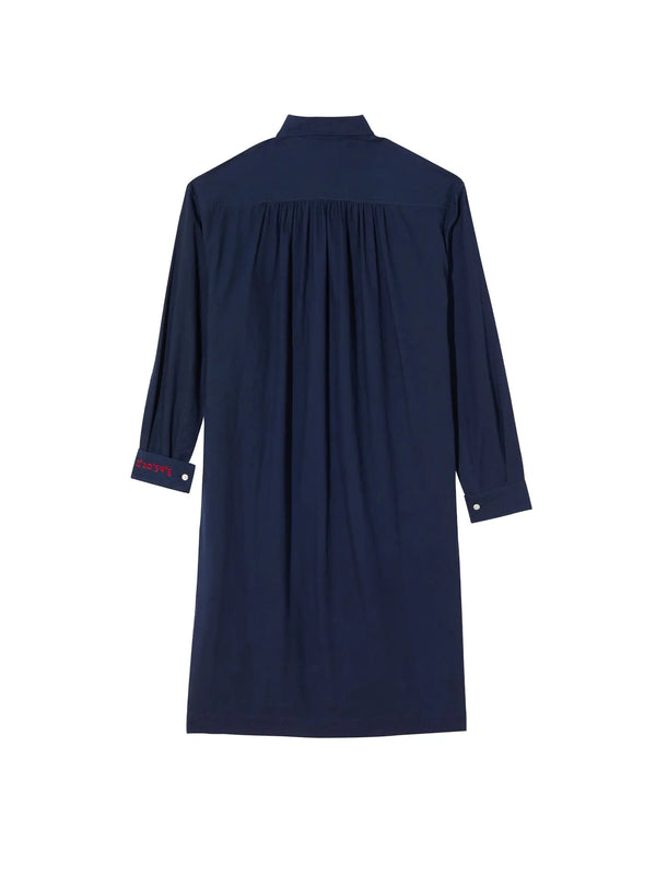 Kilometre Paris Ibiza Spain Palma De Mallorca Navy Blue - K-shirt Button Down