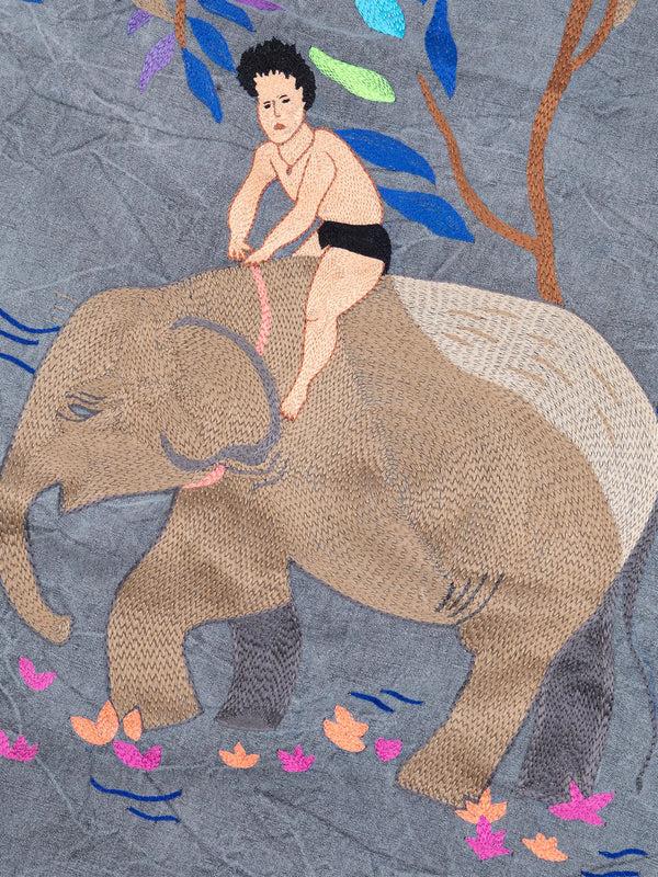 Kilometre Paris Bangkok Thailand - Tablecloth