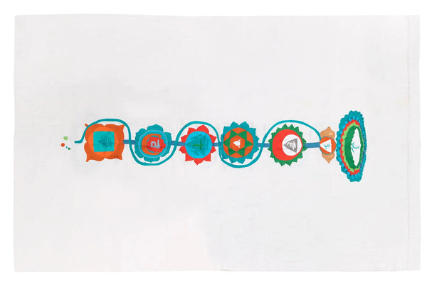 kilometre paris Chakra - Tablecloth