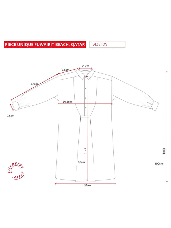 Kilometre Paris Fuwairit Beach Qatar - Piece Unique