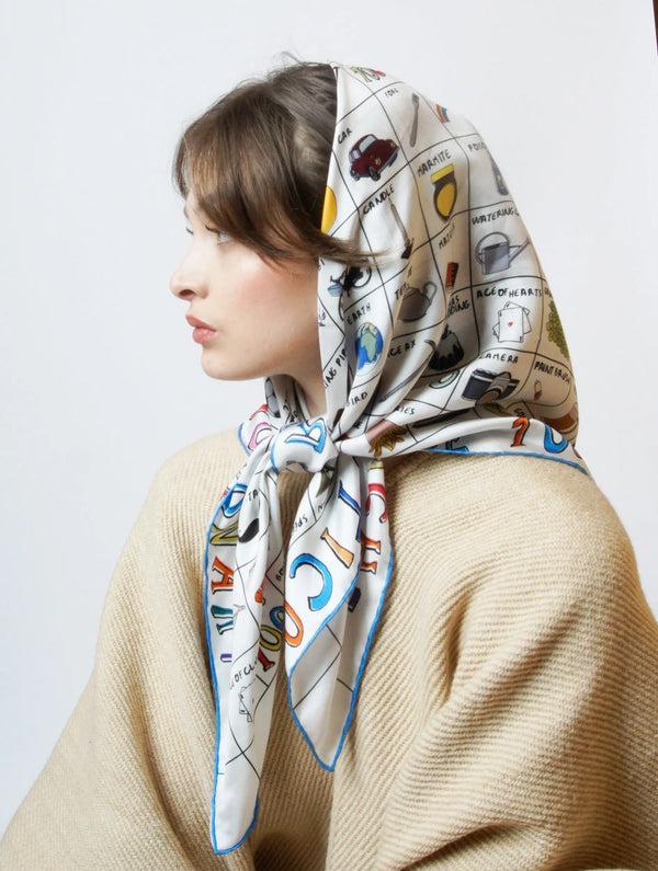 Kilometre Paris Italy - Tourist Scarf