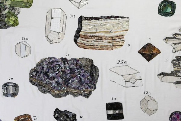 Kilometre Paris Mineralogie - Tablecloth