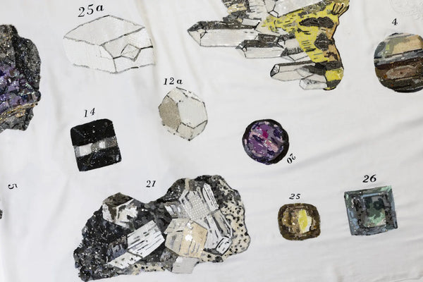 Kilometre Paris Mineralogie - Tablecloth