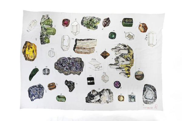 kilometre paris Mineralogie - Tablecloth