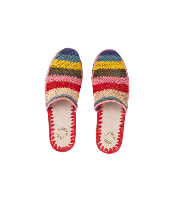 kilometre paris Step in line rainbow - Air Babouches