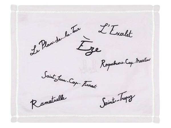 kilometre paris Tableset Napkins