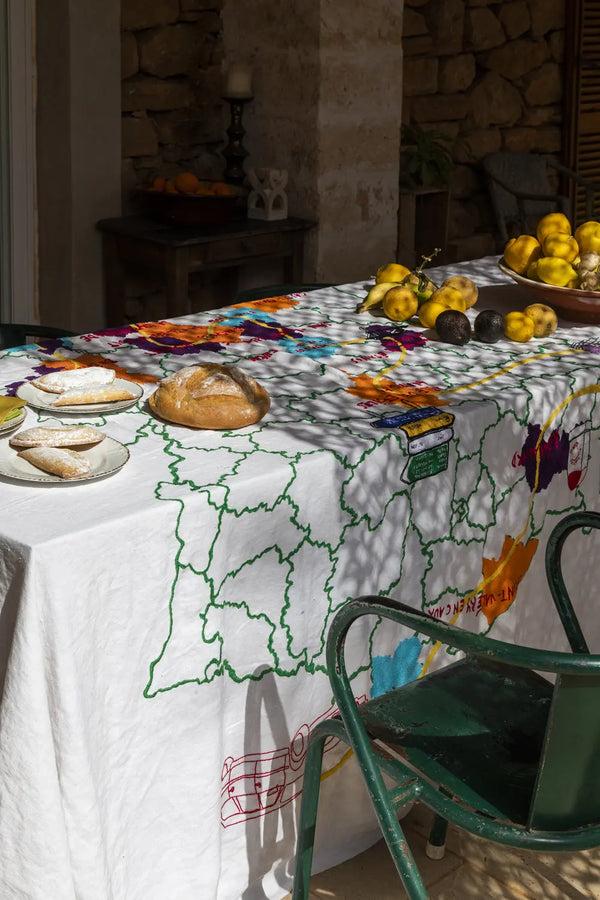 Kilometre Paris Tour De France - Tablecloth