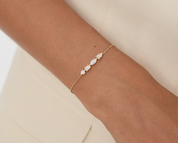 Kimaï Ana Four Diamonds Bracelet