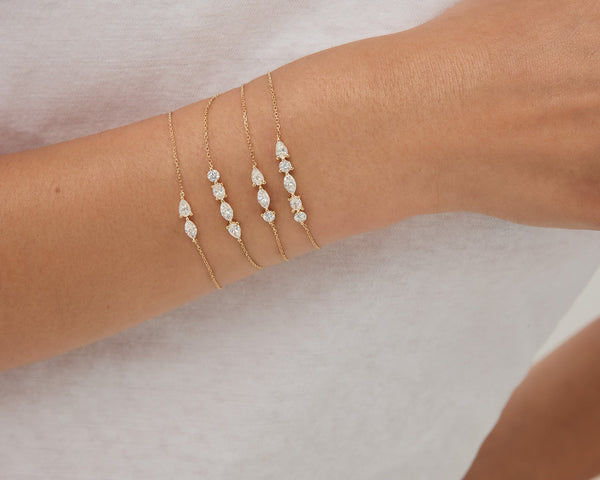 kimaï Ana Four Diamonds Bracelet