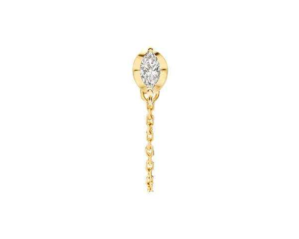 kimaï Dana Chain One Diamond Earring