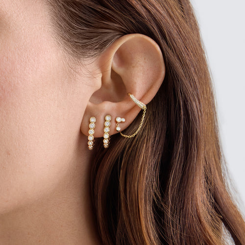 Kimaï Onda Pavé Earcuff