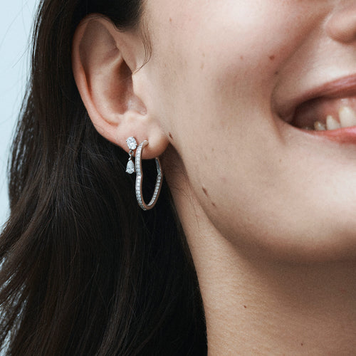 Kimaï Open Heart Hoop Earring