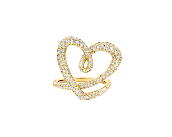 Kimaï Pave Heart Ring