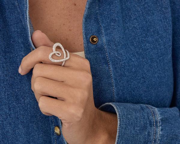 kimaï Pave Heart Ring