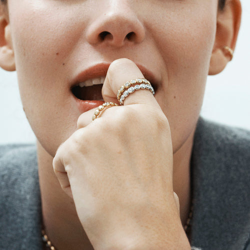 Kimaï Pebble Eternity Ring