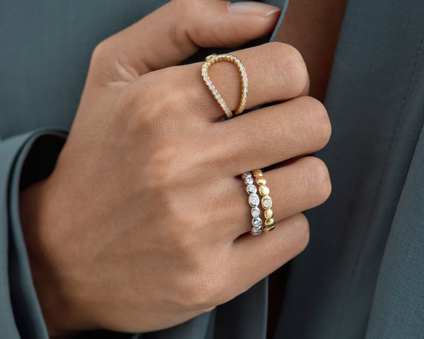 Kimaï Pebble Eternity Ring