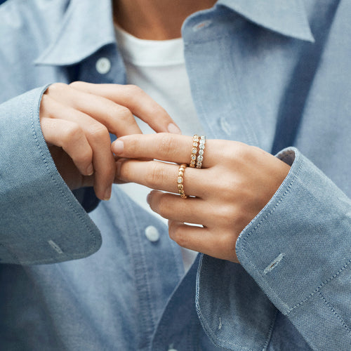 Kimaï Pebble Solitaire Ring