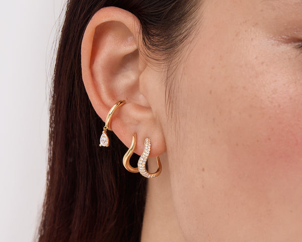 Kimaï Wavy Hoop Earring