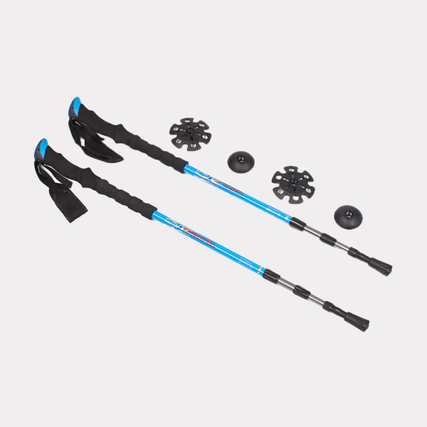 kimberfeel Bâtons CLIMB Bâton de marche Vendu à la paire Bleu