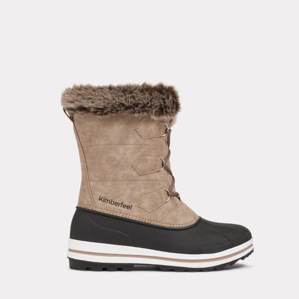 Kimberfeel Bottes De Neige ADRIANA 2 Bottes De Neige Femmes Beige
