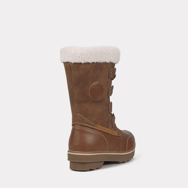 Kimberfeel Bottes De Neige APONI Bottes De Neige Femmes Camel