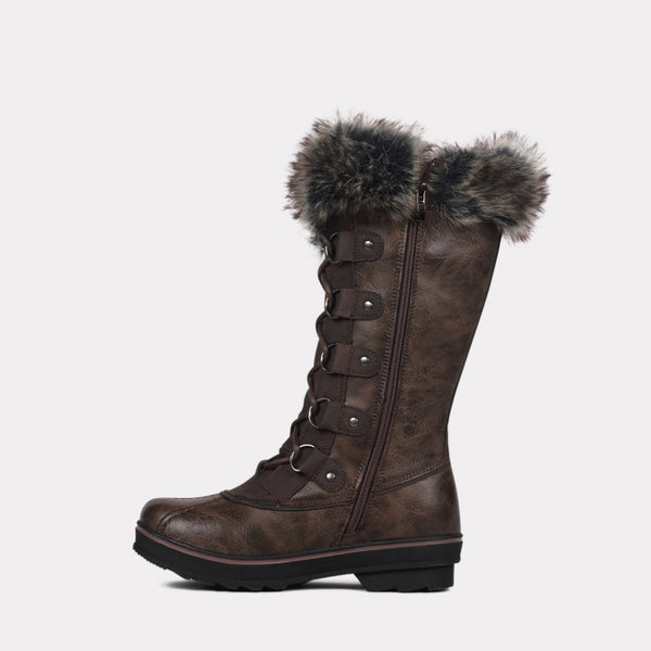 Kimberfeel Bottes De Neige BEVERLY Bottes De Neige Femmes Marbre