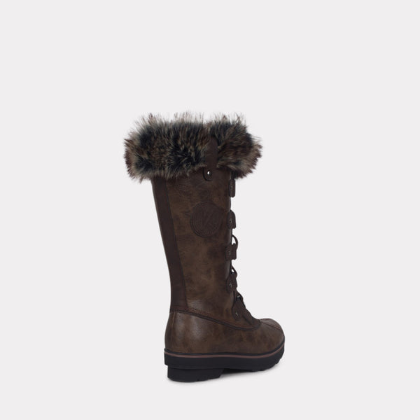 Kimberfeel Bottes De Neige BEVERLY Bottes De Neige Femmes Marbre