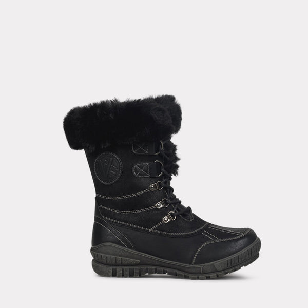 Kimberfeel Bottes De Neige DELMOS Bottes De Neige Femmes Charbon