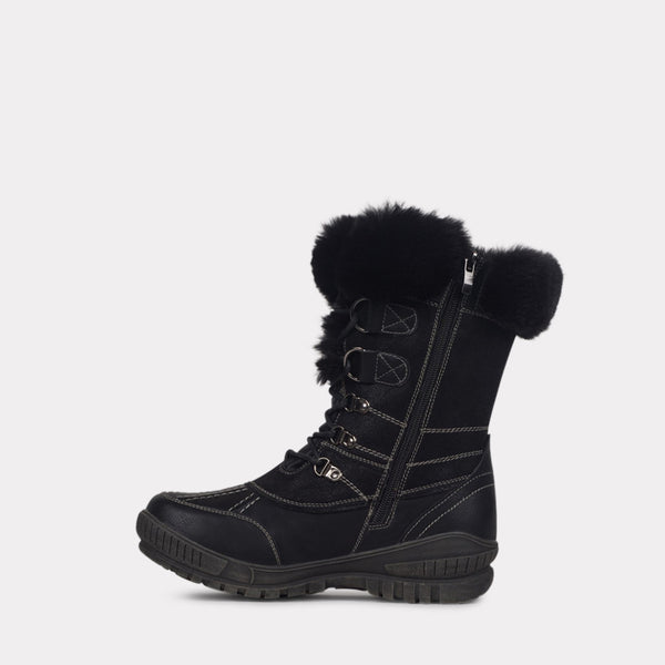 Kimberfeel Bottes De Neige DELMOS Bottes De Neige Femmes Charbon