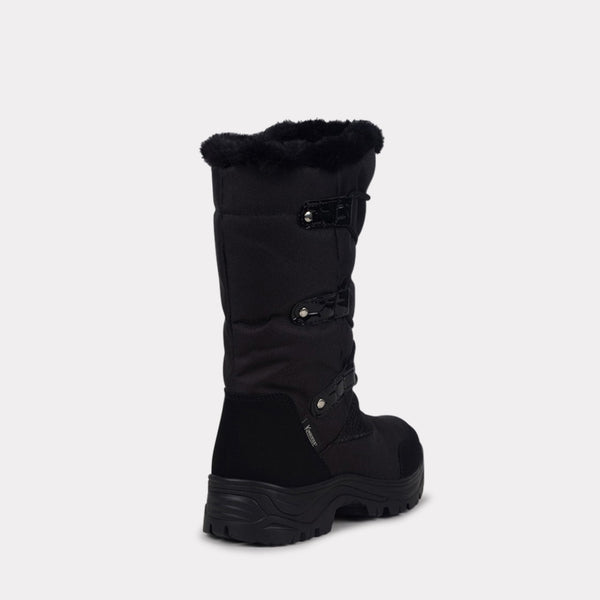 Kimberfeel Bottes De Neige FABY Bottes De Neige Femmes Python Noir