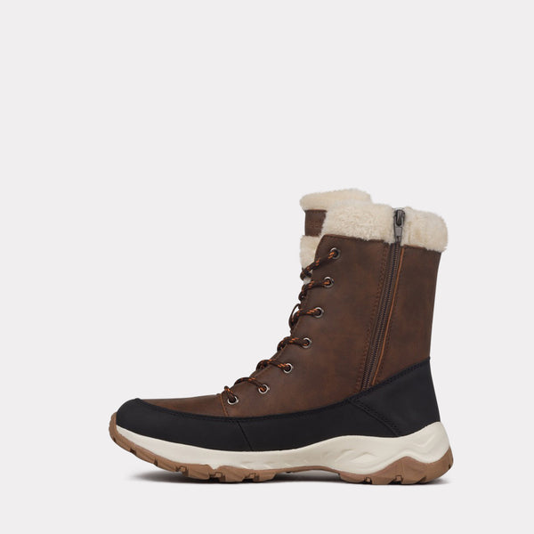 Kimberfeel Bottes De Neige LEXIE Bottes De Neige Adultes Marron