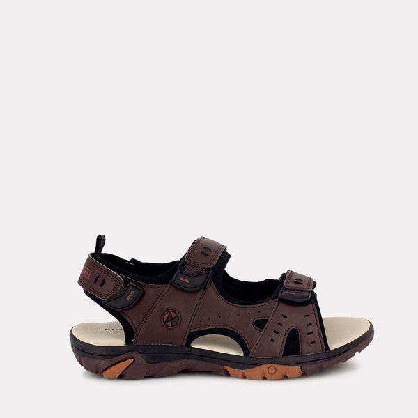 Kimberfeel Sandales TOUQUES Sandales De Marche Hommes Brun